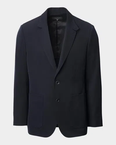 Rag & Bone Men & Apos;s Vincent Wool Gabardine Notch-lapel Blazer In Black