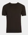 Rag & Bone Men's Aulton Knit Crewneck T-shirt In Brown