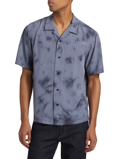 RAG & BONE RAG & BONE MEN'S AVERY TIE-DYE SHORT-SLEEVE SHIRT