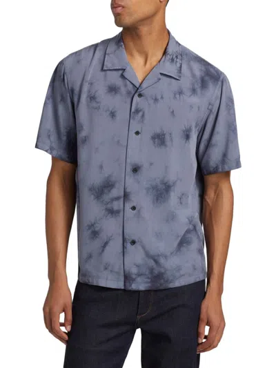 Rag & Bone Men's Avery Tie-dye Short-sleeve Shirt In Multi