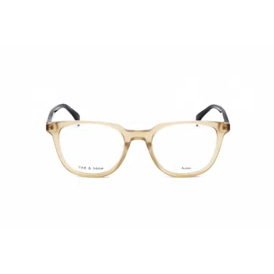 Rag & Bone Rag And Bone Men's Beige Rectangular Eyeglass Frames Rnb7052-1