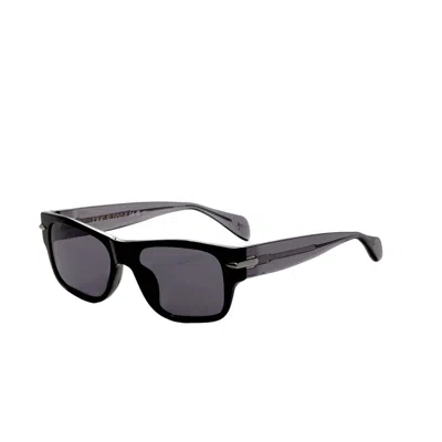 Rag & Bone Men's Black 55mm Sunglasses