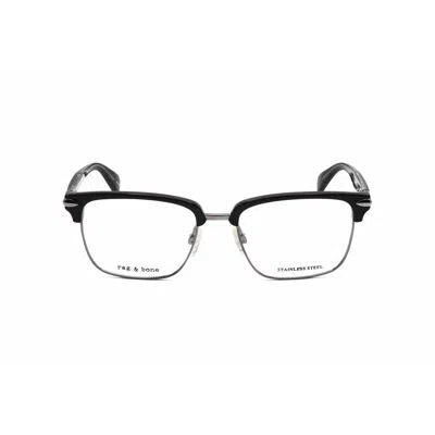 Rag & Bone Rag And Bone Men's Black Browline Eyeglass Frames Rnb7038/g-1
