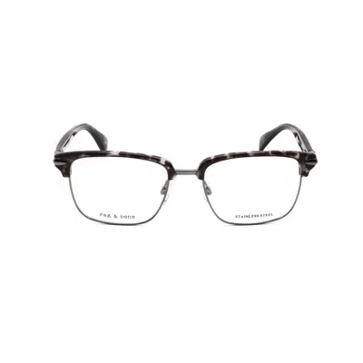 Rag & Bone Rag And Bone Men's Black Browline Eyeglass Frames Rnb7038/g-3 In Multi