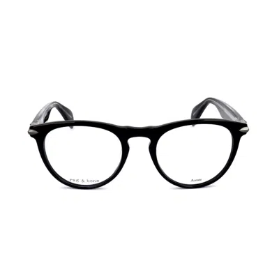 Rag & Bone Rag And Bone Men's Black Phantos Eyeglass Frames Rnb7003