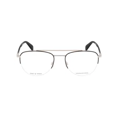 Rag & Bone Rag And Bone Men's Black Pilot Eyeglass Frames Rnb7054/g