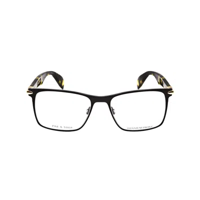 Rag & Bone Rag And Bone Men's Black Rectangular Eyeglass Frames Rnb7009