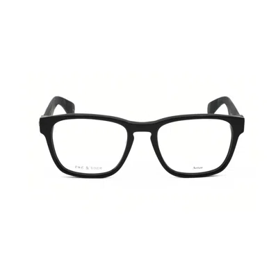 Rag & Bone Rag And Bone Men's Black Rectangular Eyeglass Frames Rnb7032/g-1