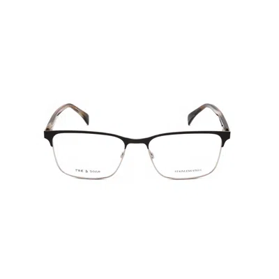 Rag & Bone Rag And Bone Men's Black Rectangular Eyeglass Frames Rnb7051/g-3