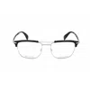 Rag & Bone Rag And Bone Men's Black Rectangular Eyeglass Frames Rnb7055/g