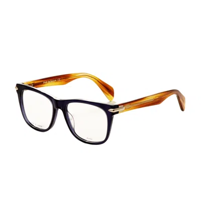 Rag & Bone Men's Blue Brown 54mm Opticals