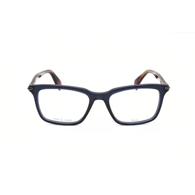Rag & Bone Rag And Bone Men's Blue Rectangular Eyeglass Frames Rnb7030
