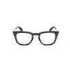 Rag & Bone Rag And Bone Men's Blue Rectangular Eyeglass Frames Rnb7048