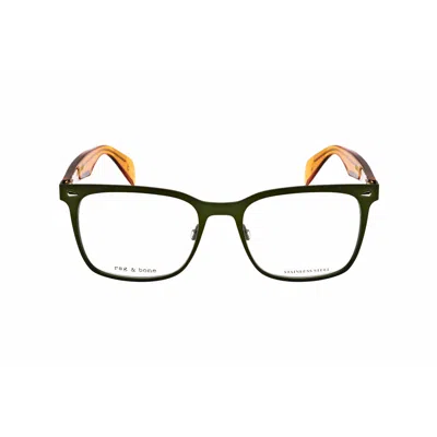 Rag & Bone Rag And Bone Men's Brown Rectangular Eyeglass Frames Rnb7002