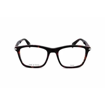 Rag & Bone Rag And Bone Men's Brown Rectangular Eyeglass Frames Rnb7024-1