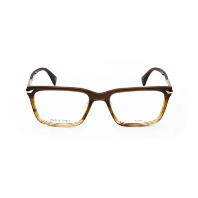 Rag & Bone Rag And Bone Men's Brown Rectangular Eyeglass Frames Rnb7043-1