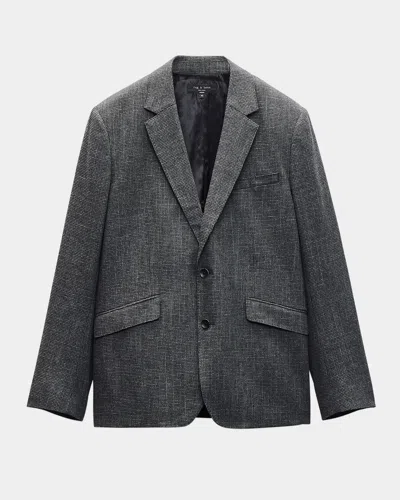 Rag & Bone Men's Butler Italian Houndstooth Blazer In Gray