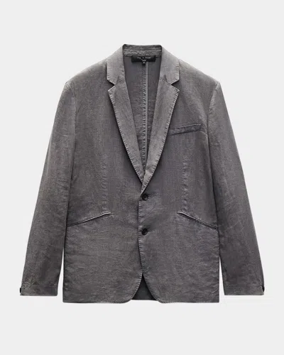 Rag & Bone Men's Butler Linen Blazer In Gray