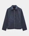 Rag & Bone Men's Chester Blouson Jacket In Blue