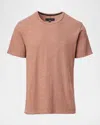 Rag & Bone Classic Flame Slub Cotton T-shirt In Brown