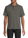 Rag & Bone Men's Classic Slub Cotton Polo Shirt In Gray