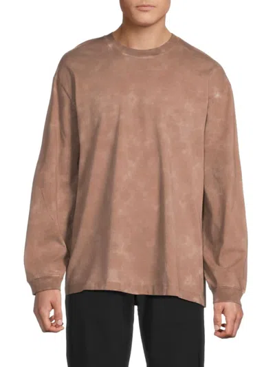Rag & Bone Men's Cliff Tie-dye Cotton Sweatshirt In Brown