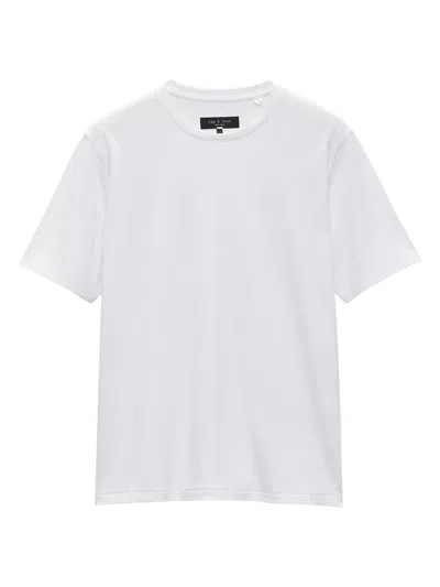 Rag & Bone Men's Cotton Crewneck T-shirt In White