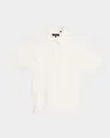 Rag & Bone Men's Dalton Plaid Jacquard Short-sleeve Shirt In White