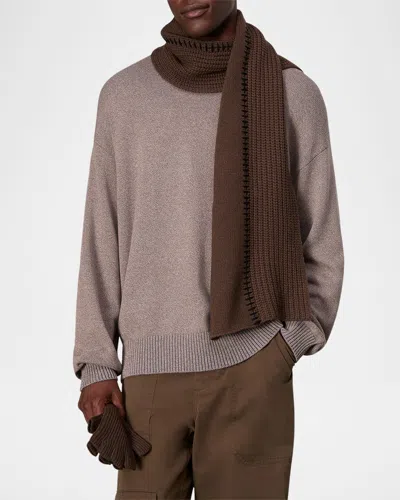 Rag & Bone Men's Dexter Marled Sweater In Grey Multi