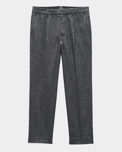 Rag & Bone Men's Evan Pleated Italian Houndstooth Trousers