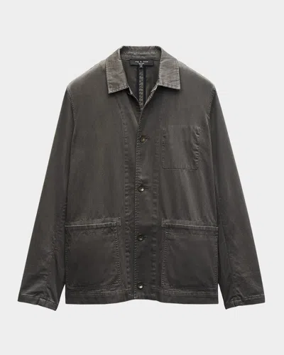 RAG & BONE MEN'S EVAN TWILL CHORE JACKET