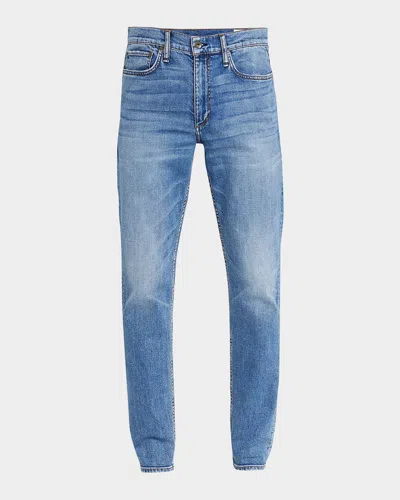Rag & Bone Fit 4 Archive Selvedge Distressed Denim Jeans In Mid Denim