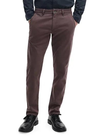 Rag & Bone Men's Fit 3 Stretch-twill Mid-rise Straight-leg Chino Pants In Coal Grey
