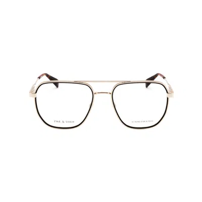 Rag & Bone Rag And Bone Men's Gold Tone Pilot Eyeglass Frames Rnb7062/g