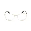 Rag & Bone Rag And Bone Men's Gold Tone Rectangular Eyeglass Frames Rnb7058/g-1