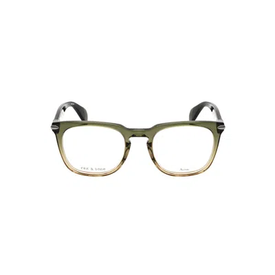Rag & Bone Rag And Bone Men's Green Rectangular Eyeglass Frames Rnb7008