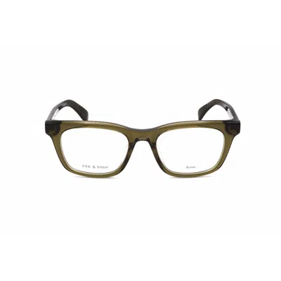 Rag & Bone Rag And Bone Men's Green Rectangular Eyeglass Frames Rnb8002/g