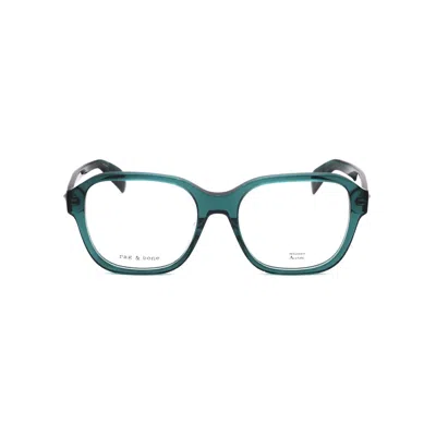 Rag & Bone Rag And Bone Men's Green Square Eyeglass Frames Rnb7056/g