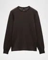 Rag & Bone Men's Gregory Slim-fit Waffle Knit Crewneck Sweater In Brown
