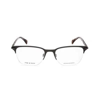 Rag & Bone Rag And Bone Men's Grey Rectangular Eyeglass Frames Rnb7029-1