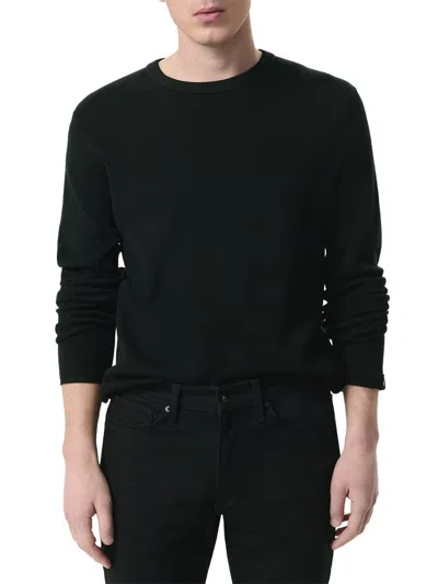 Rag & Bone Men's Harvey Crewneck Sweater In Black
