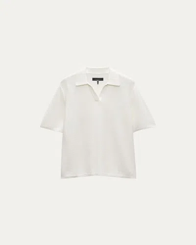 RAG & BONE MEN'S HAYES SHORT-SLEEVE POLO