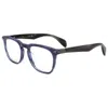 Rag & Bone Men's 49mm Blue Havana Opticals