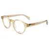 Rag & Bone Men's 48mm Brown Opticals In Yellow
