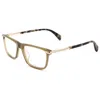 Rag & Bone Men's 53mm Olive Opticals
