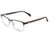 Rag & Bone Men's 54mm Black Opticals