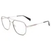 Rag & Bone Men's 54mm Ruthenium Green Opticals In Silver