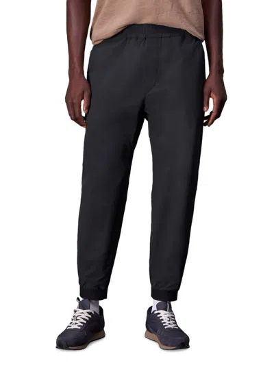 Rag & Bone Men's Pursuit Robert Nylon Joggers In Black