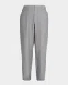 Rag & Bone Men's Rbbaggy Relaxed Sharkskin Flat-front Trousers In Gray