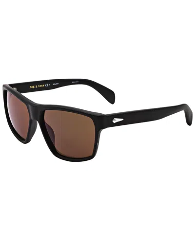 Rag & Bone Men's Rnb5048 58mm Sunglasses In Black